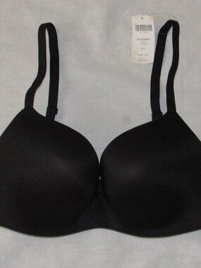 NWT SOMA Enbliss LIFTING Demi Bra FLEXIBLE WIRE Black sz 32D